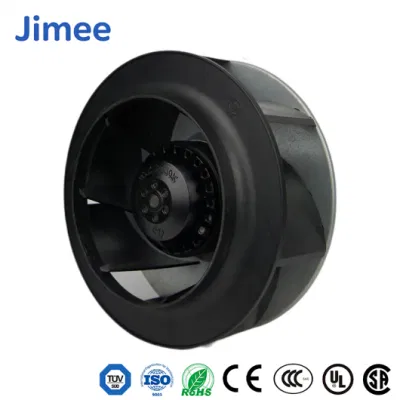 Jimee Motor China Fabricantes de ventiladores de ventilação axial Jm120e2a1 58 (DBA) Nível de ruído Ec Ventiladores centrífugos PBT plástico 30 Ventilador industrial para uso em ar condicionado
