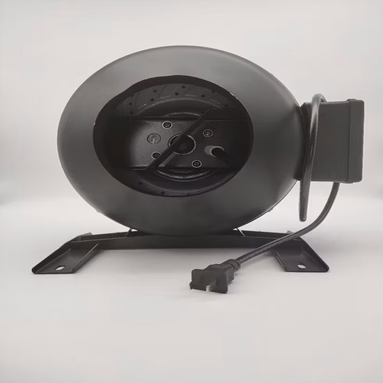 100mm a 315mm Metal Pequeno Ventilador Centrífugo AC Silencioso Banheiro Armazém Extrator Centrífugo Ventilador de duto em linha
